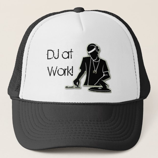 Casquette Le DJ au travail ! (Devant)