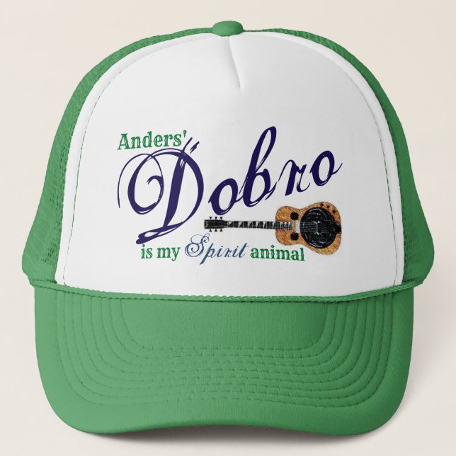 Casquette Le Dobro d'Anders est mon animal d'esprit (Devant)