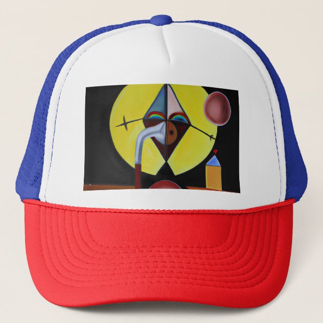 Casquette Le docteur de la peste - Peinture à l'huile (Devant)