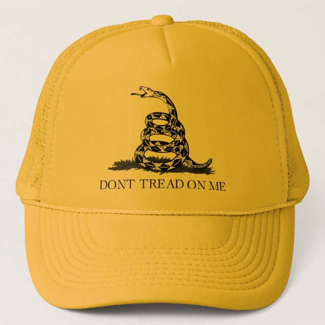 Casquette Le drapeau de Gadsden "ne marchent pas sur moi " (Devant)