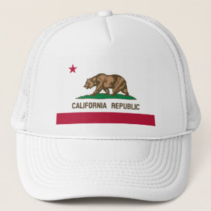 Casquette Le drapeau de l'ours - Drapeau de l'État de Calif