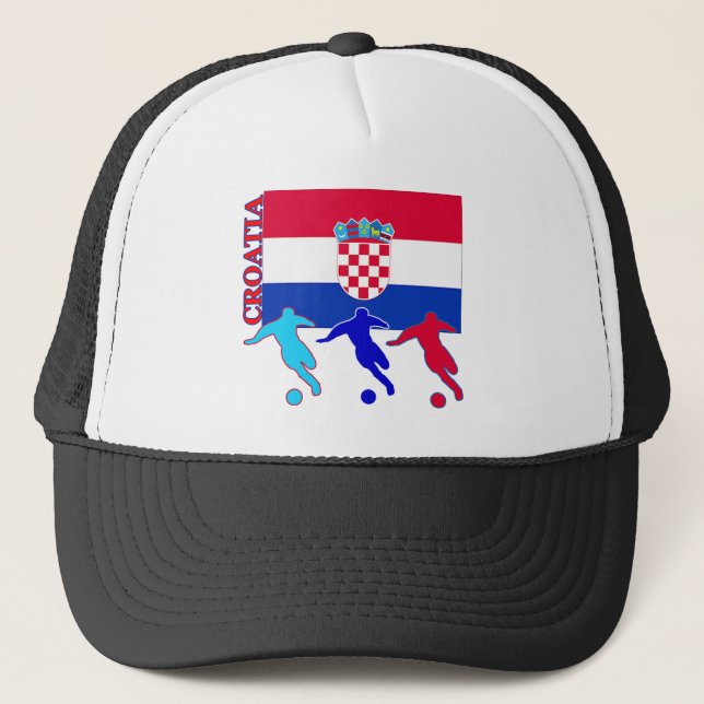 Casquette Le football Croatie (Devant)