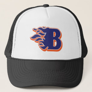 Casquette Le football de flamme de Blackman et Cheerleading