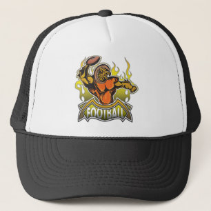 Casquette Le football de monstre d'imaginaire