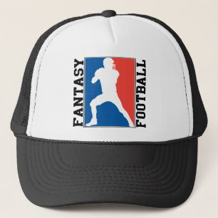 Casquette Le football d'imaginaire, logo blanc et bleu rouge
