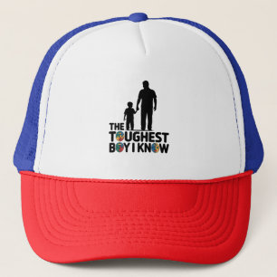 Casquette Le garçon le plus dur que je connaisse Fête des pè