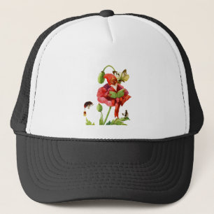 Casquette Le Gnome du coquelicot