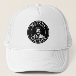 Casquette Le grand stoïque Marcus Aurelius (blanc)