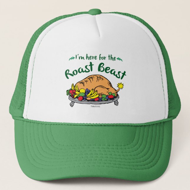 Casquette Le Grinch | Je suis ici pour la citation de la bêt (Devant)