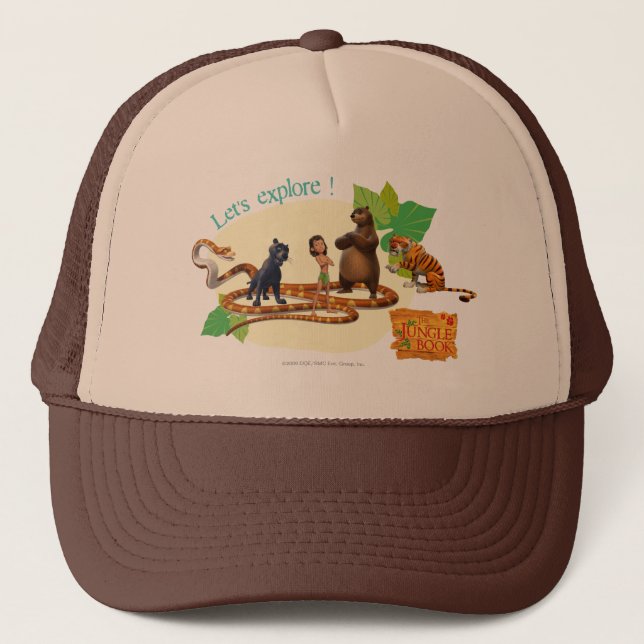 Casquette Le groupe de livre de jungle a tiré 4 (Devant)