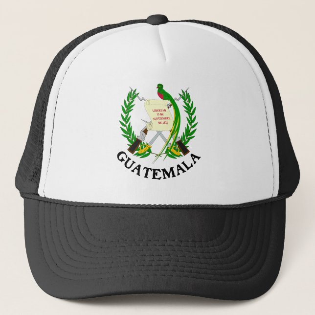 Casquette Le GUATEMALA - emblème/drapeau/manteau des (Devant)