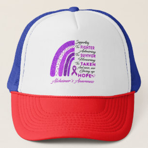 Casquette Le guerrier d'Alzheimer soutient le combattant