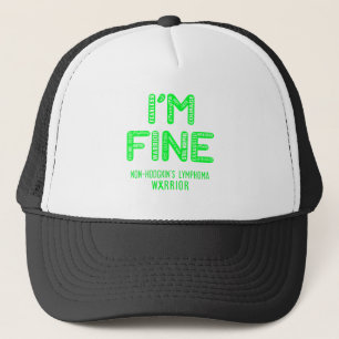 Casquette Le guerrier du lymphome non Hodgkinien - JE SUIS F