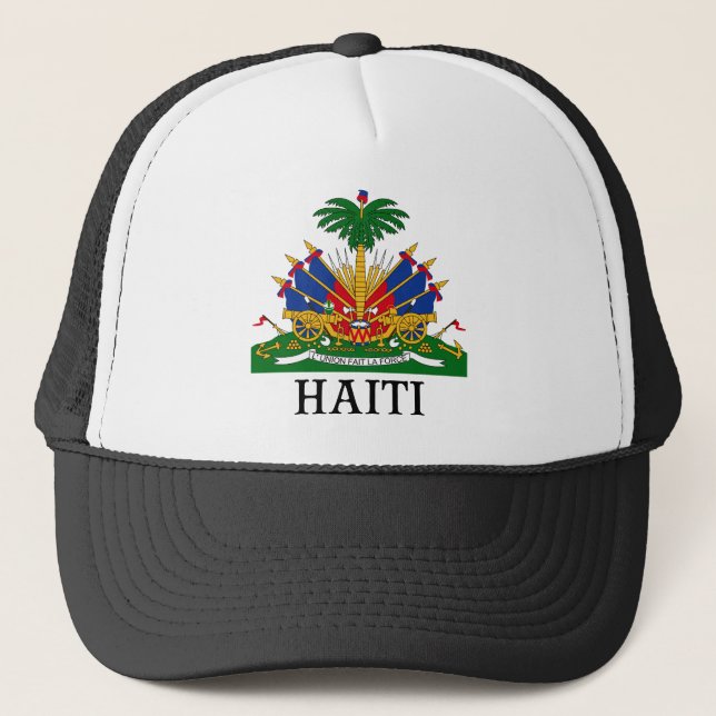 Casquette Le HAÏTI - emblème/manteau des (Devant)