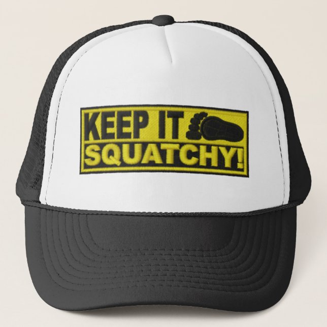 Casquette Le jaune LE GARDENT SQUATCHY !  copie de (Devant)