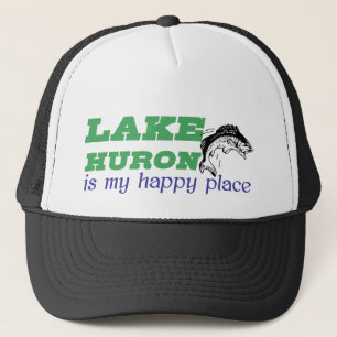 Casquette Le lac Huron est mon endroit heureux