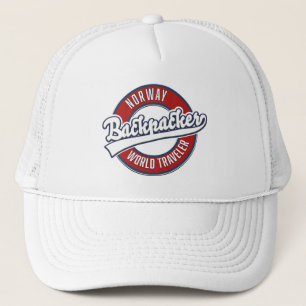 Casquette Le logo du voyageur du monde routard norvégien.