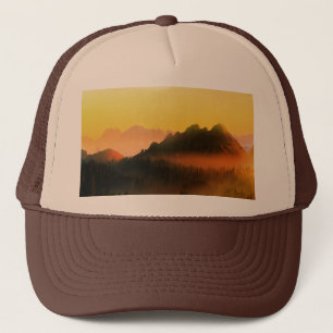 CASQUETTE LE MATIN, LES MONTAGNES DES FORÊTS DE DEW