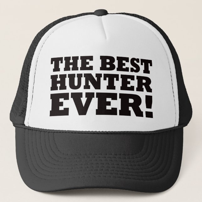 Casquette Le meilleur chasseur jamais (Devant)