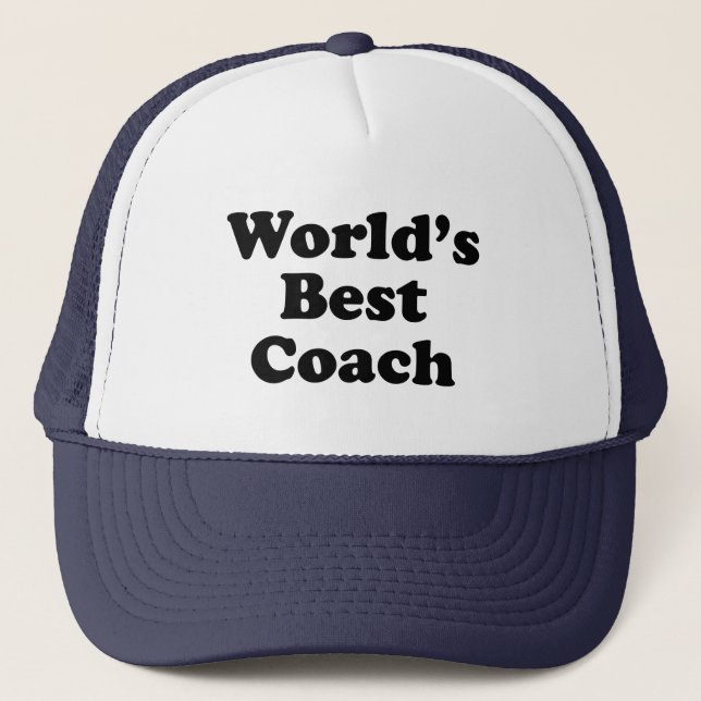 Casquette Le meilleur entraîneur du monde (Devant)