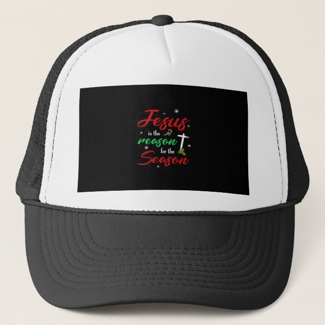 Casquette Le meilleur Jésus est pour la saison Noël (Devant)