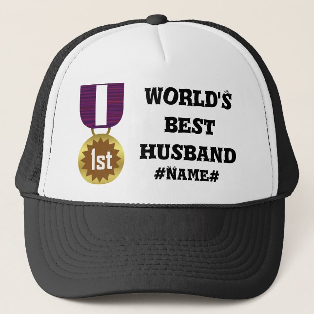 Casquette Le meilleur mari personnalisé (Devant)