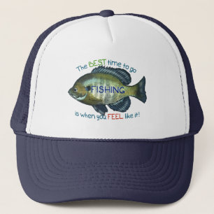 Casquette Le Meilleur Moment Pour Aller Pêcher Poisson rou