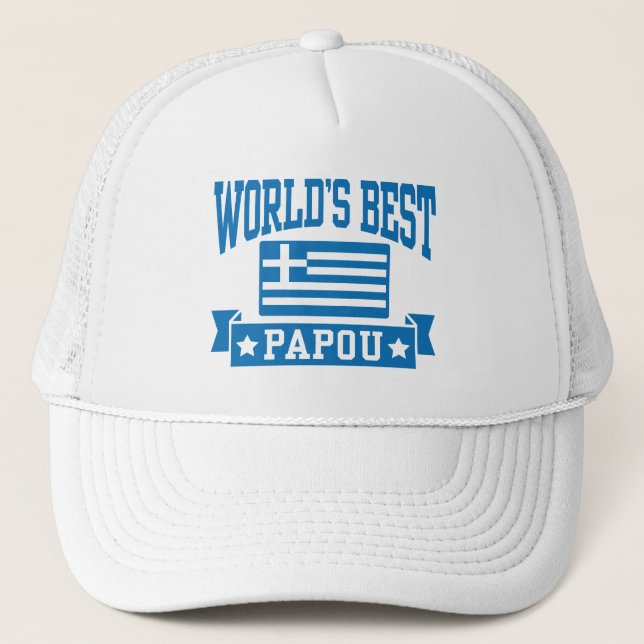Casquette Le meilleur papou du monde (Devant)