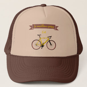 Casquette Le meilleur papy est cycliste