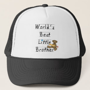 Casquette Le meilleur petit frère du monde de papier rayé