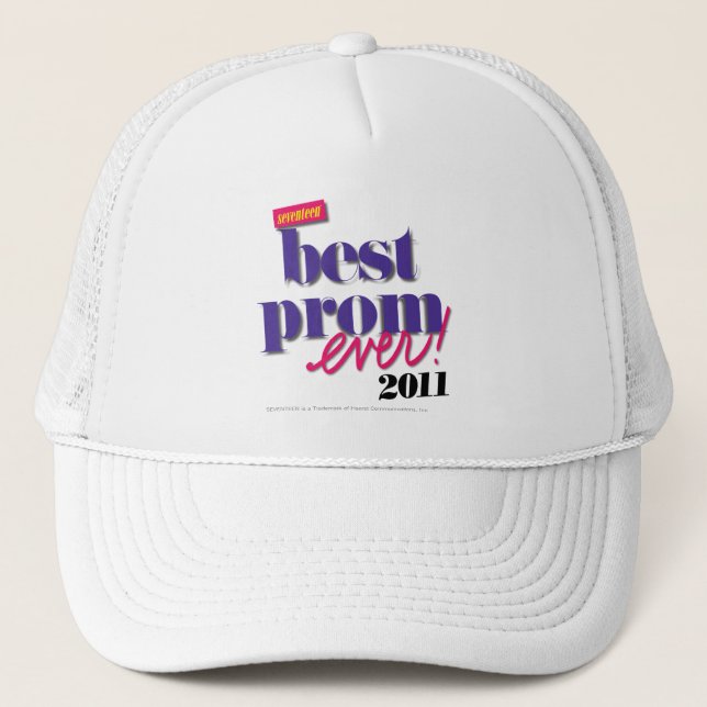 Casquette Le meilleur pourpre de bal d'étudiants jamais - (Devant)