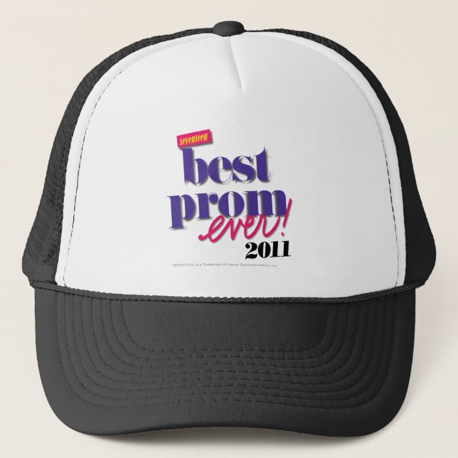 Casquette Le meilleur pourpre de bal d'étudiants jamais - (Devant)