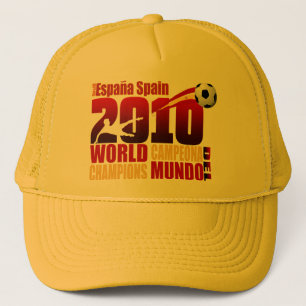 Casquette Le monde de l'Espagne soutient España 2010