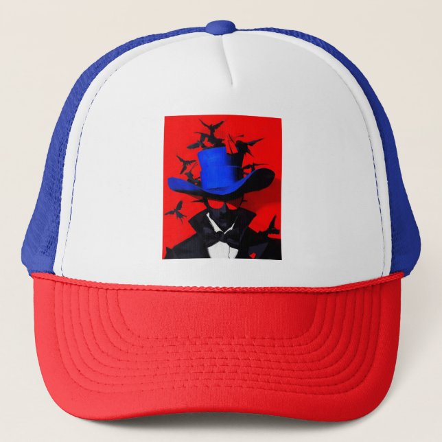 Casquette Le mystérieux Gentleman porte la flair et la confi (Devant)