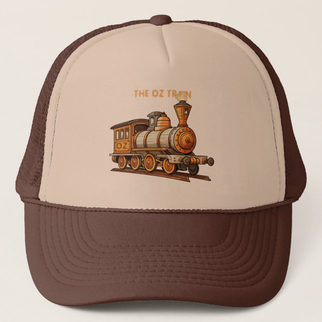 Casquette Le nom de train camionneur chapeau (Devant)