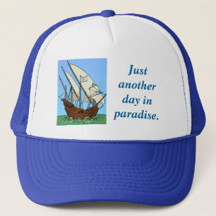 Casquette Le paradis du pirate en mer