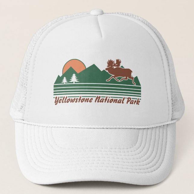 Casquette Le parc Yellowstone (Devant)