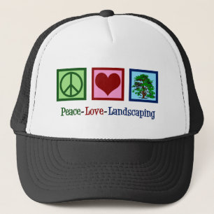 Casquette Le paysage de l'amour de la paix