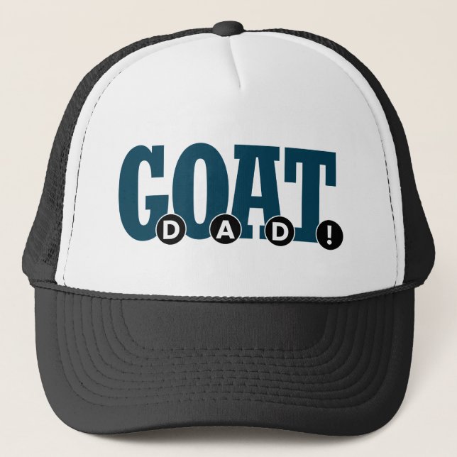 Casquette "LE PÈRE DU G.O.A.T. !" Pour l'impression graphiqu (Devant)