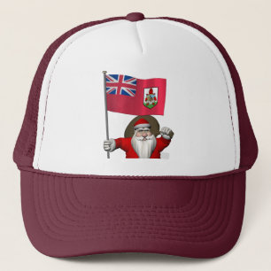 Casquette Le Père Noël Avec L'Enseigne Des Bermudes