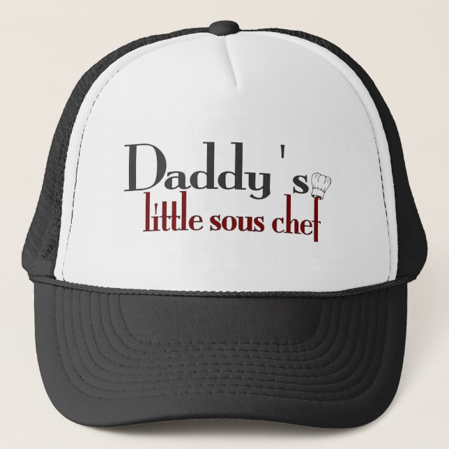 Casquette Le petit chef sous du papa (Devant)