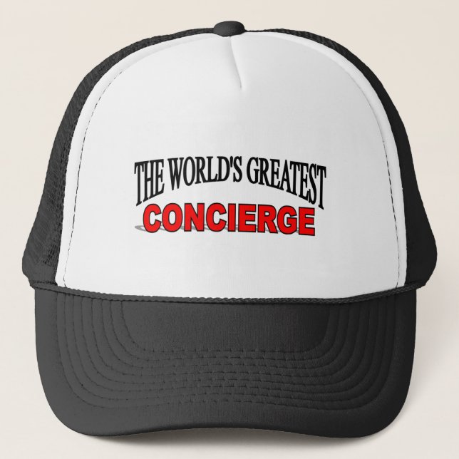 Casquette Le plus grand concierge du monde (Devant)