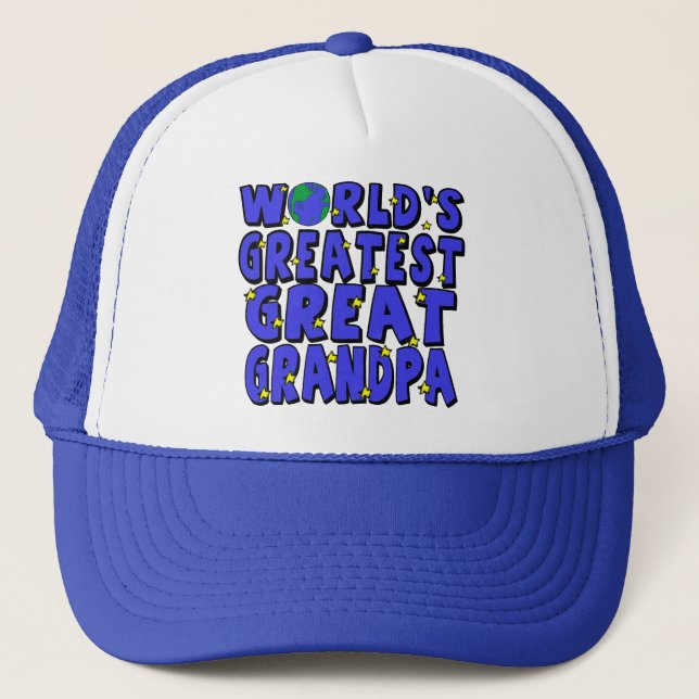 Casquette Le plus grand grand grand-papa du monde (Devant)