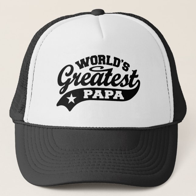 Casquette Le plus grand Papa du monde (Devant)