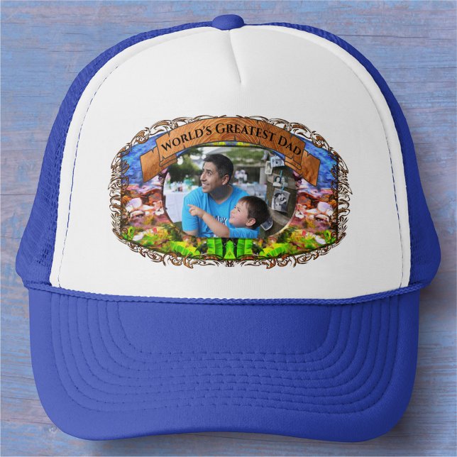 Casquette Le plus grand papa du monde 0819 (Créateur téléchargé)