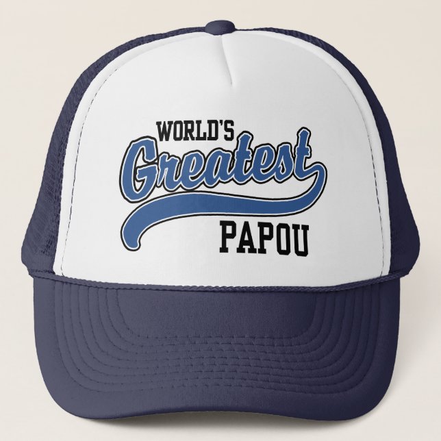 Casquette Le plus grand papou du monde (Devant)