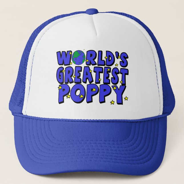 Casquette Le plus grand pavot du monde (Devant)