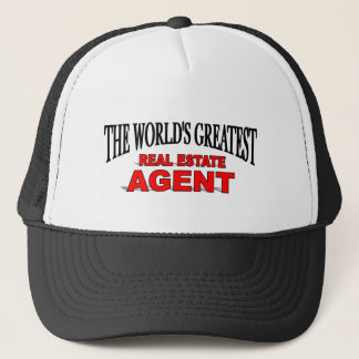 Casquette Le plus grand vrai agent immobilier du monde