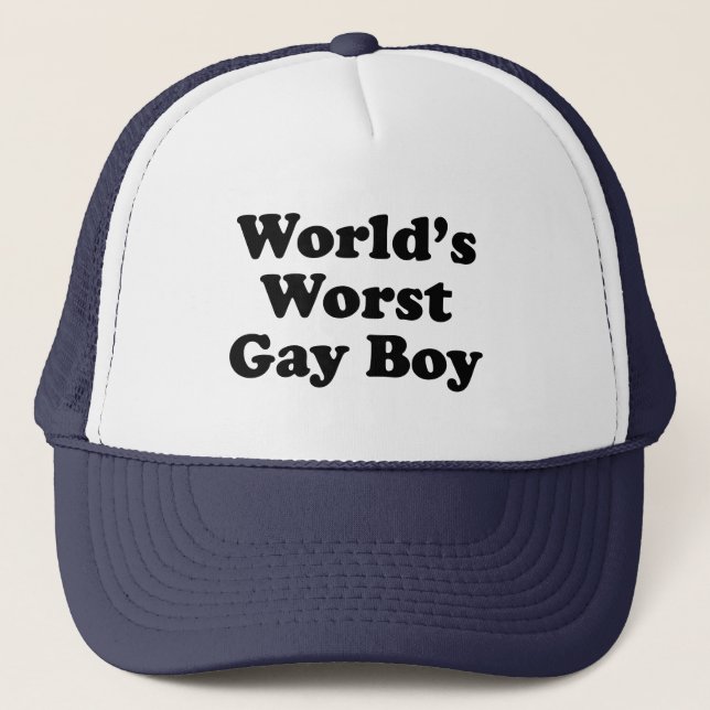 Casquette Le plus mauvais garçon gai du monde (Devant)