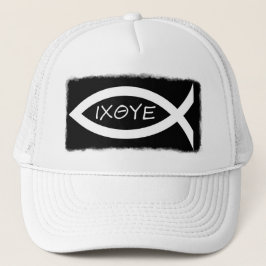 Casquette Le poisson est blanc